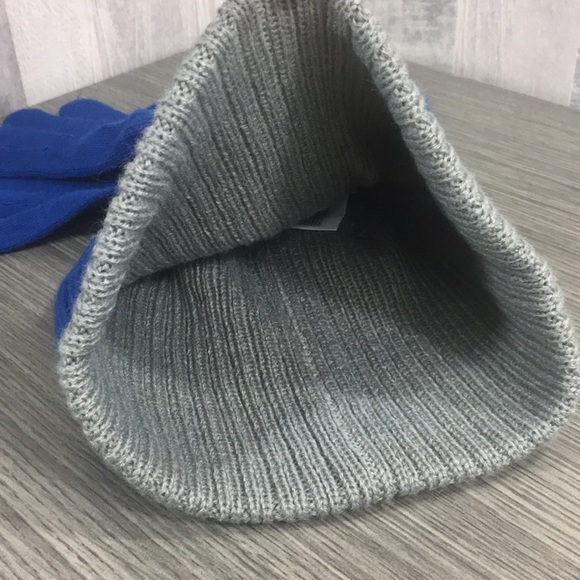 Nike Boy's Boy`s Knit Beanie & Gloves Set gym blue - Picture 8 of 8